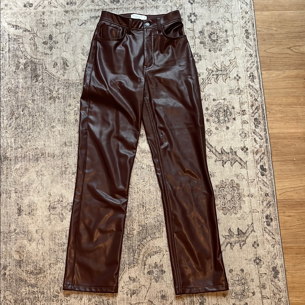 Abercrombie Leather Pants